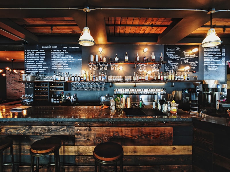 Bar counter at Five Five Six